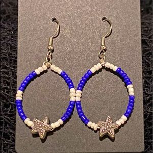 Hand crafted beaded earrings